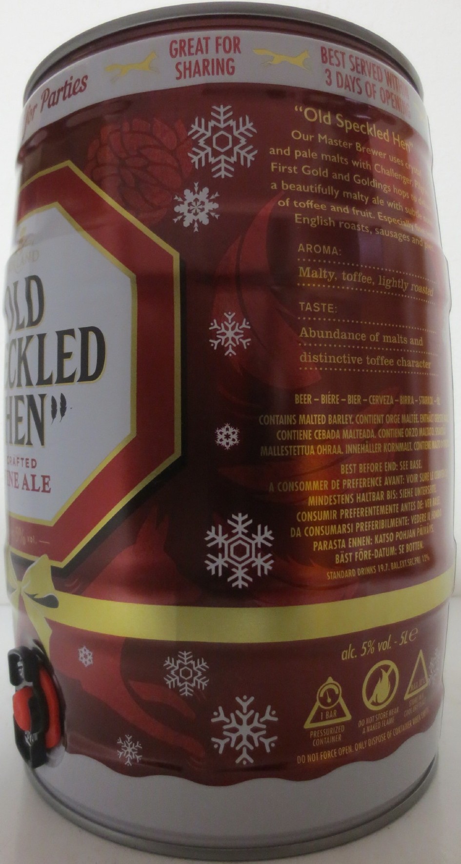 MORLAND OLD SPECKLED HEN CRAFTED FINE ALE (5L) Nr.4