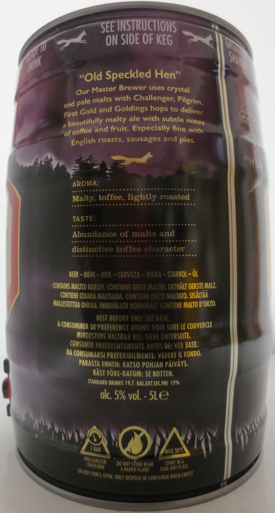 MORLAND OLD SPOOKY HEN CRAFTED FINE ALE (5L) Nr.1  