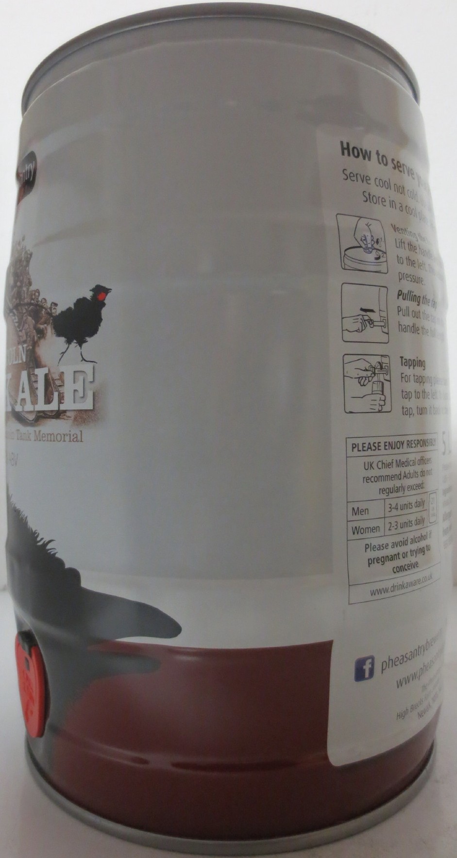 Pheasantry BREWERY LINCOLN TANK ALE (5L) Nr.1  