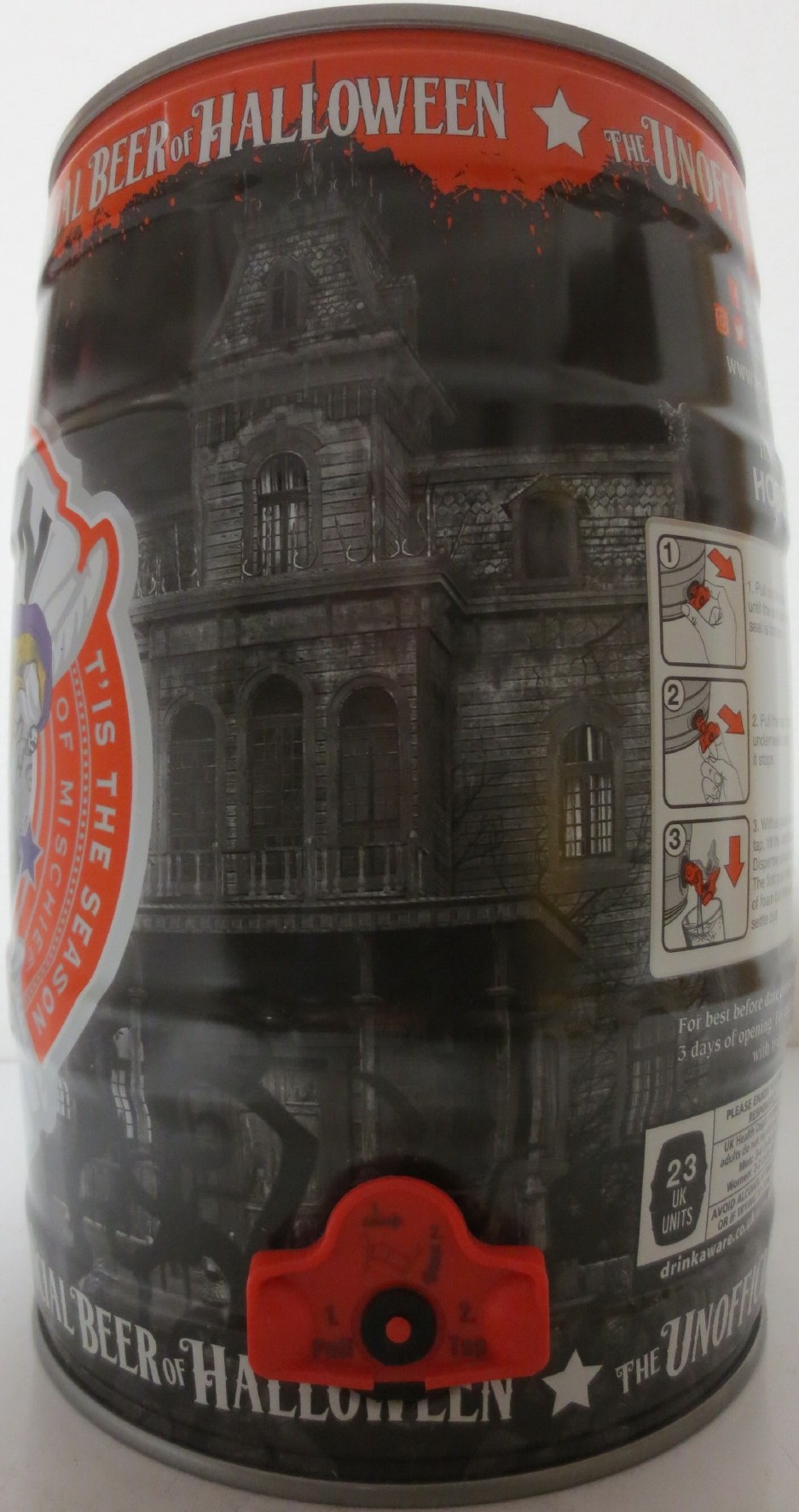 WYCHWOOD BREWERY HOBGOBLIN HALLOWEEN UNOFFICIAL BEER (5L) Nr.1