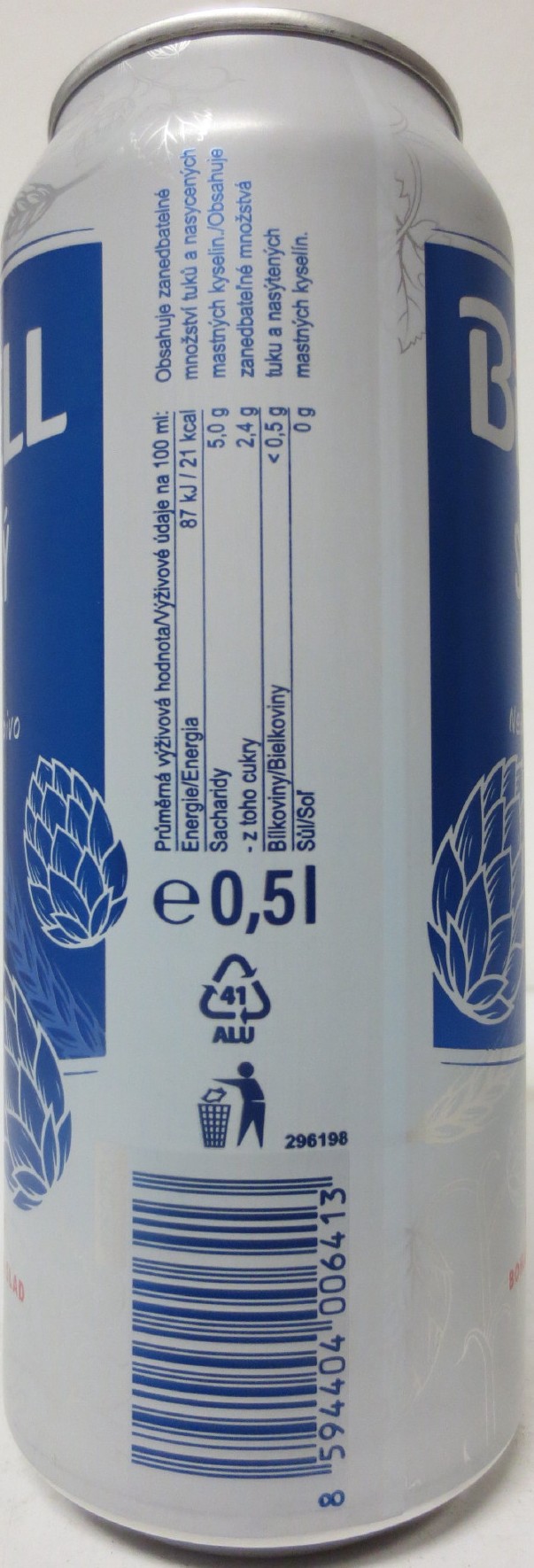 BIRELL SVĚTLÝ Nealkoholické pivo KLASICKÁ CHUŤ BOHATÁ NA CHMEL A SLAD (50cl) (B/O) č.1
