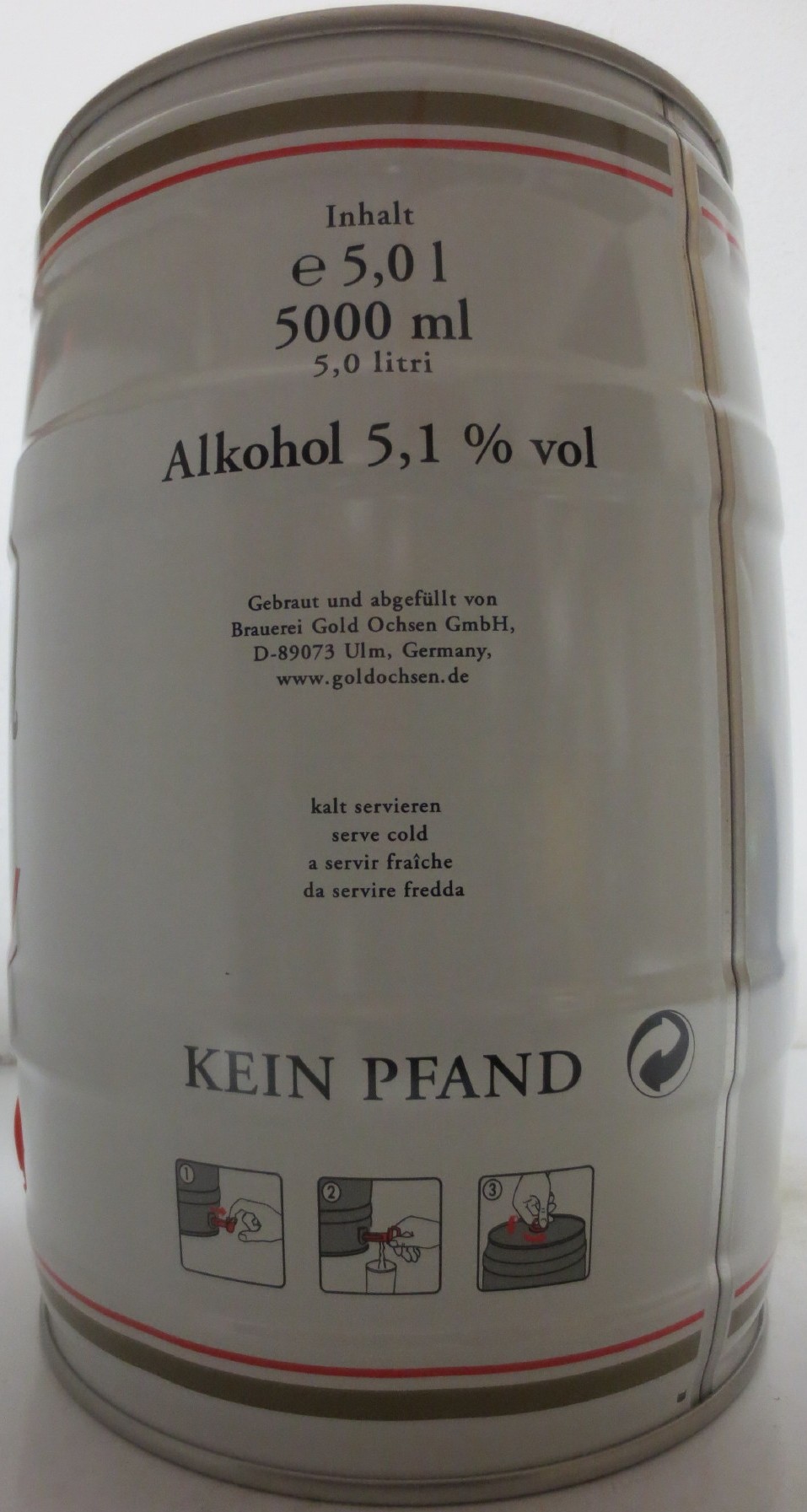 Golden Ochsen Original ULMS FLÜSSIGES GOLD (5L) Nr.2