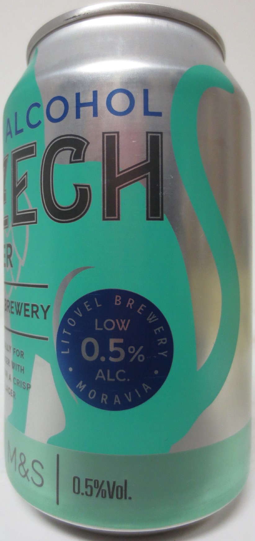 CZECH LAGER LITOVEL BREWERY LOW ALCOHOL (UK) (33cl) (B/O) č.1