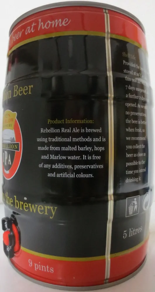 MARLOW BREWERY REBELLION IPA (5L) Nr.2 