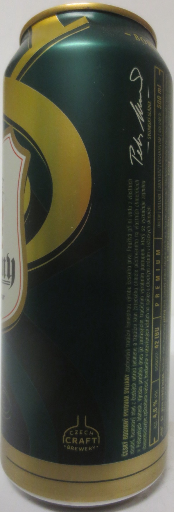 Sviiany český rodinný pivovar .1564. 450 PREMIUM (CZ) (50cl) (B/O) č.1