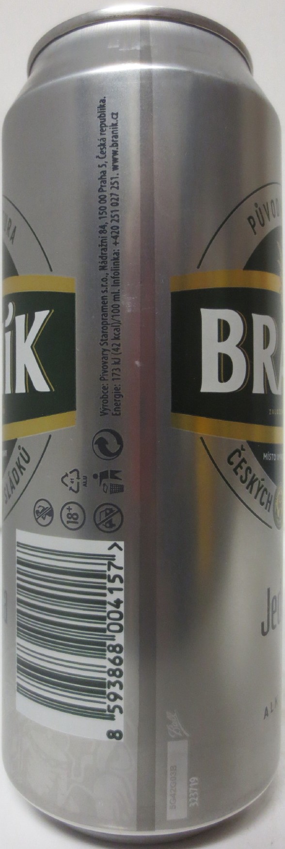 BRANÍK Jedenáctka ALK. 5,0 % OBJ. (CZ) (50cl) (B/O) č.2