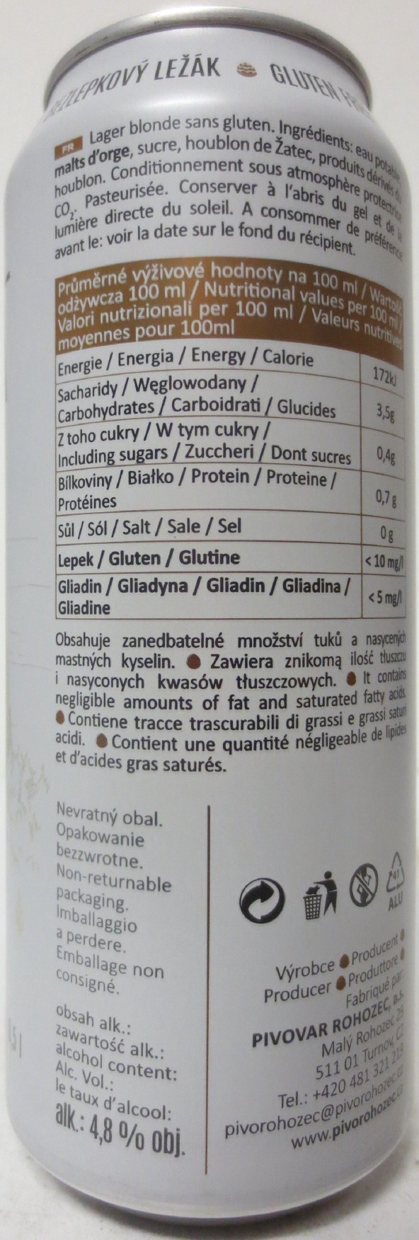 CELICIA HAND-CRAFTED BEZLEPKOVÝ LEŽÁK GLUTEN FREE 11 (CZ) (50cl) (B/O) č.1