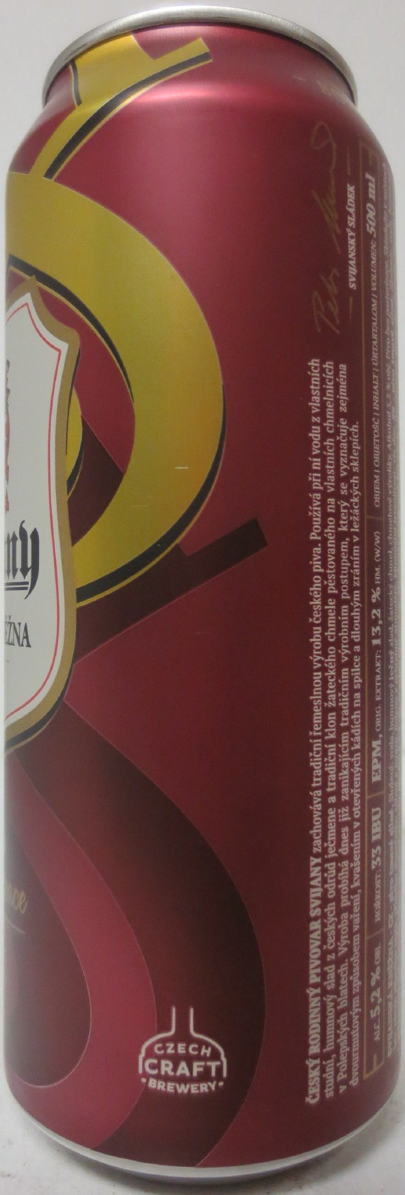 Svijany SVIJANSKÁ KNĚŽNA Tmavé silné -1564- Tradiční pivo bez pasterizace 13 III (CZ) (50cl) (B/O) č.1