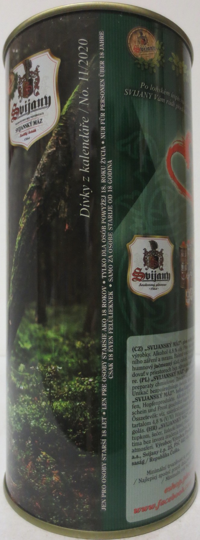 Svijany SVIJANSKÝ MÁZ dívky z kalendáře -No. 011/2020 (200cl)