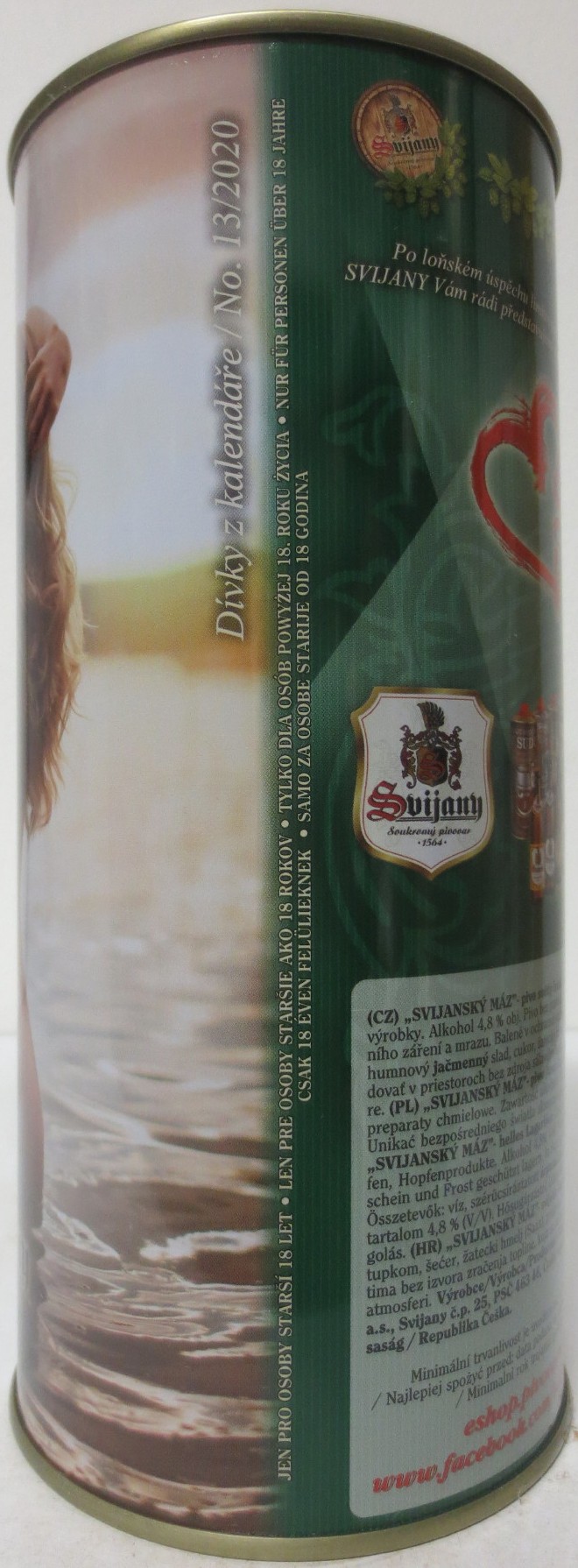 Svijany SVIJANSKÝ MÁZ dívky z kalendáře -No. 013/2020 (200cl)