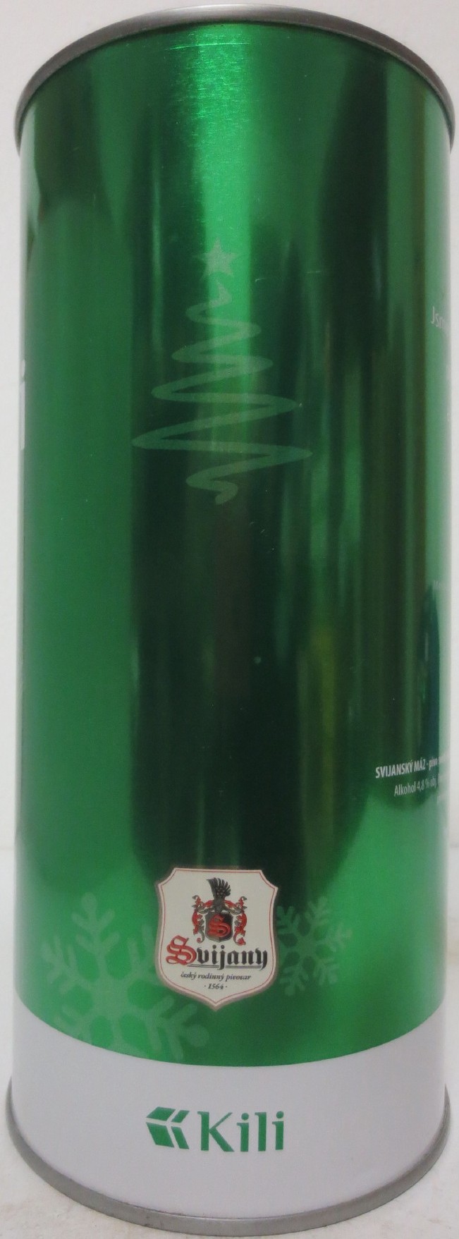 Svijany SVIJANSKÝ MÁZ Šťastné a veselé Vánoce Vám přeje Kili kili.cz (200cl) č.1