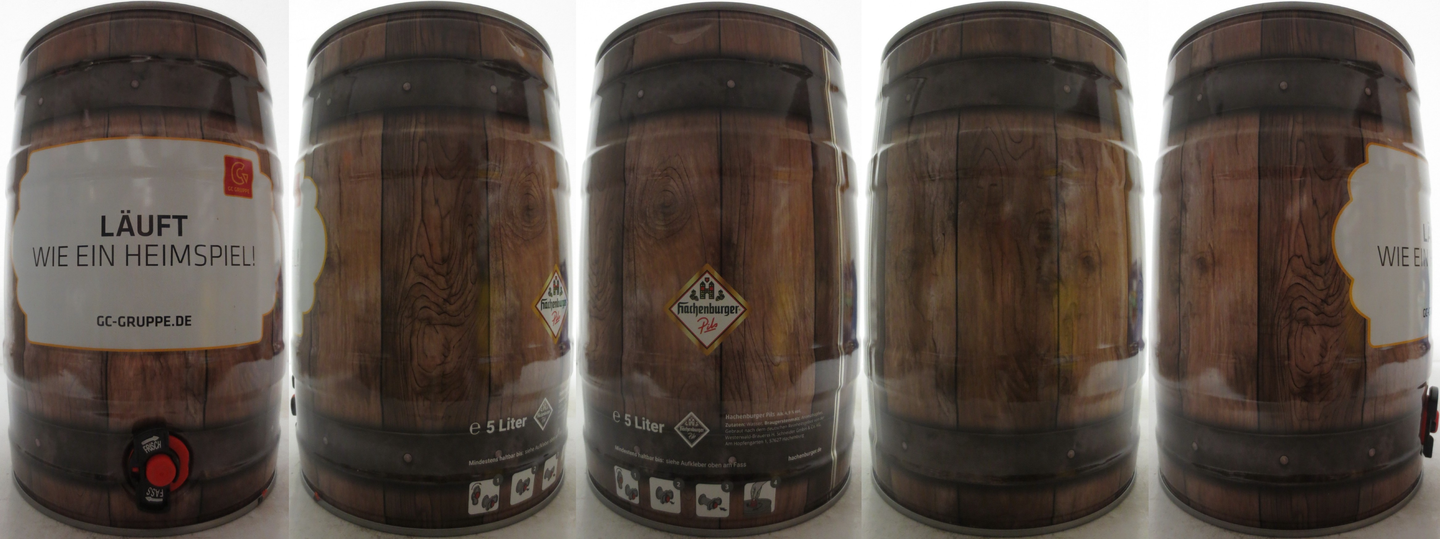 Hachenburger Pils LÄUFT WIE EIN HEIMSPIEL! GC-GRUPPE.DE (5L) Nr.1 