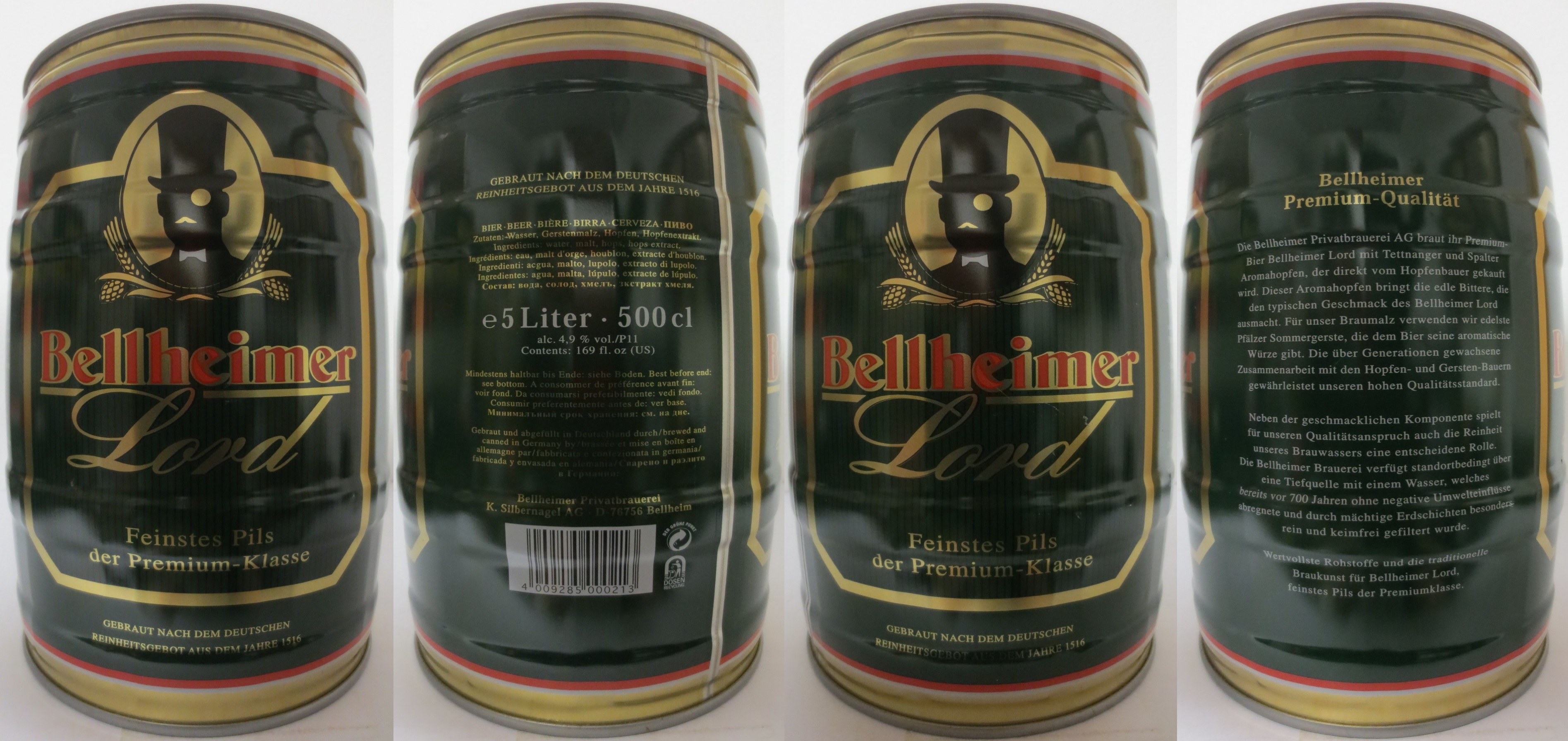 Belheimer Lord Feinstes Pils der Premium Klasse (5L) Nr.1