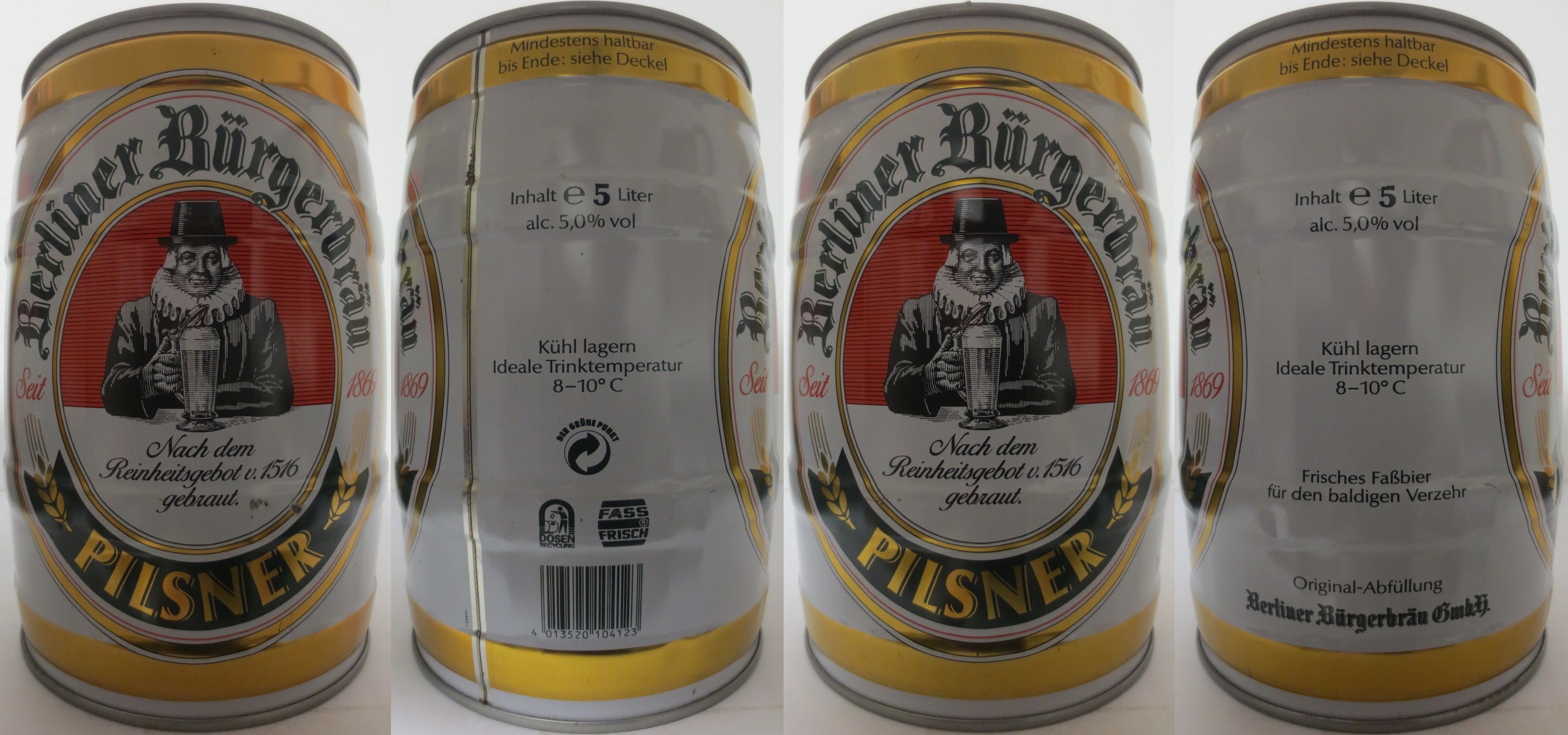 Berliner Bürgerbräu PILSNER (5L) Nr.1