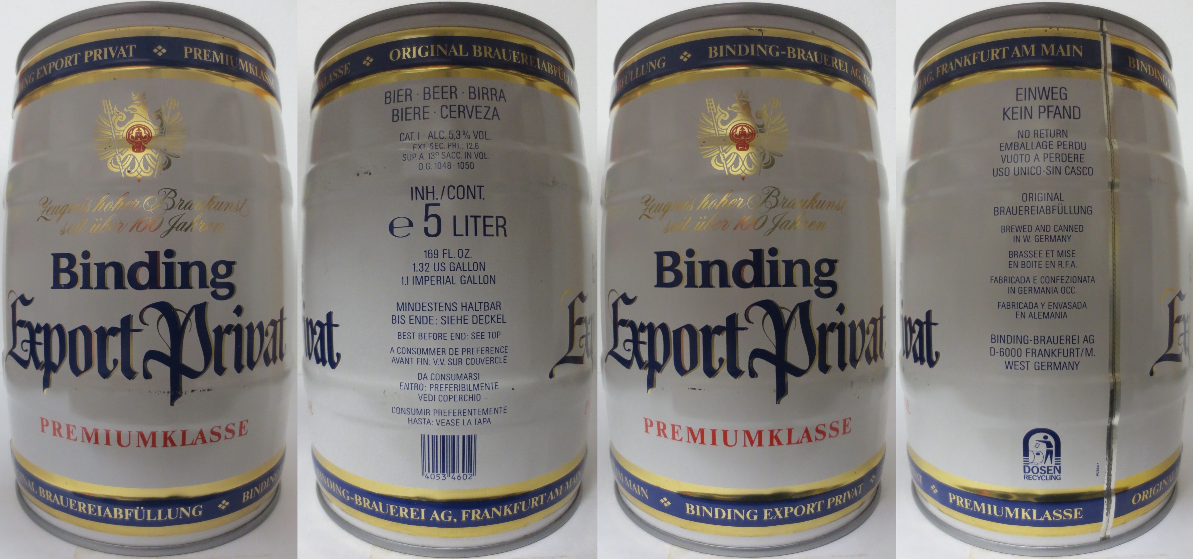 Binding Export Privat PREMIUMKLASSE (5L) Nr.1