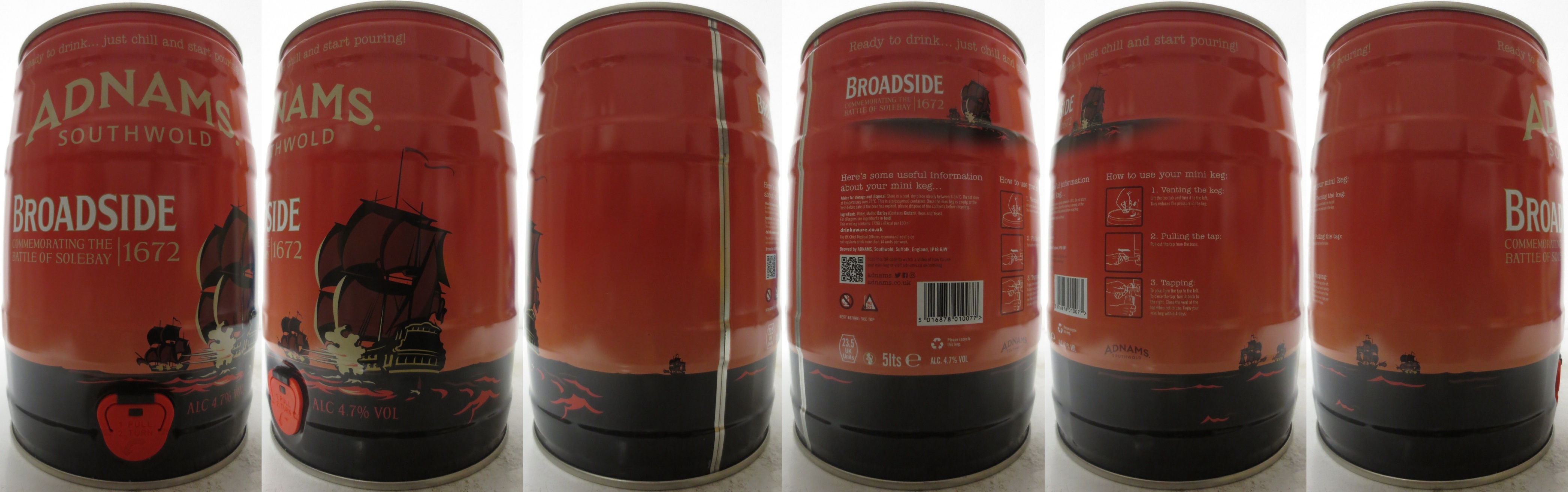 ADNAMS SOUTHWOLD BROADSIDE (5L) Nr.1 