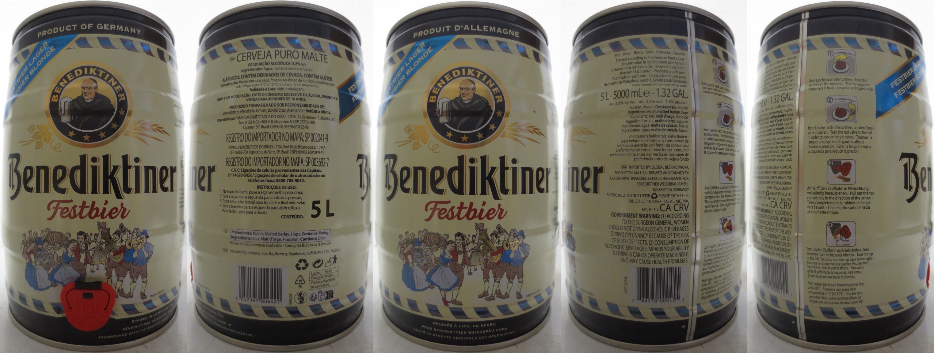 Benediktiner Festbier (5L) Nr.1 
