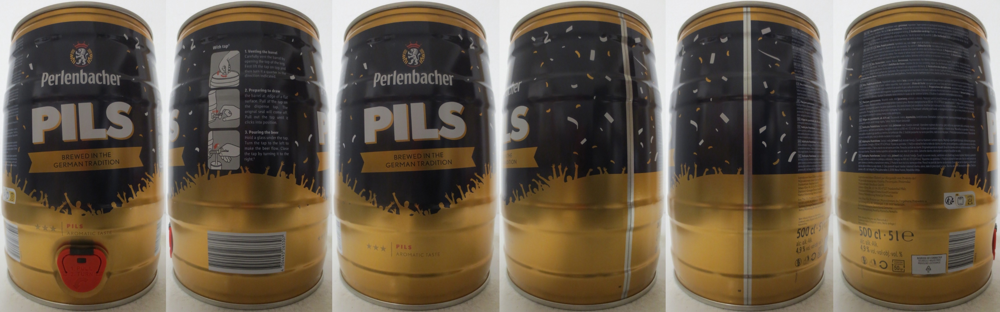 Perlenbacher Pils BREWED IN THE GERMAN TRADITION (5L) Nr.1 