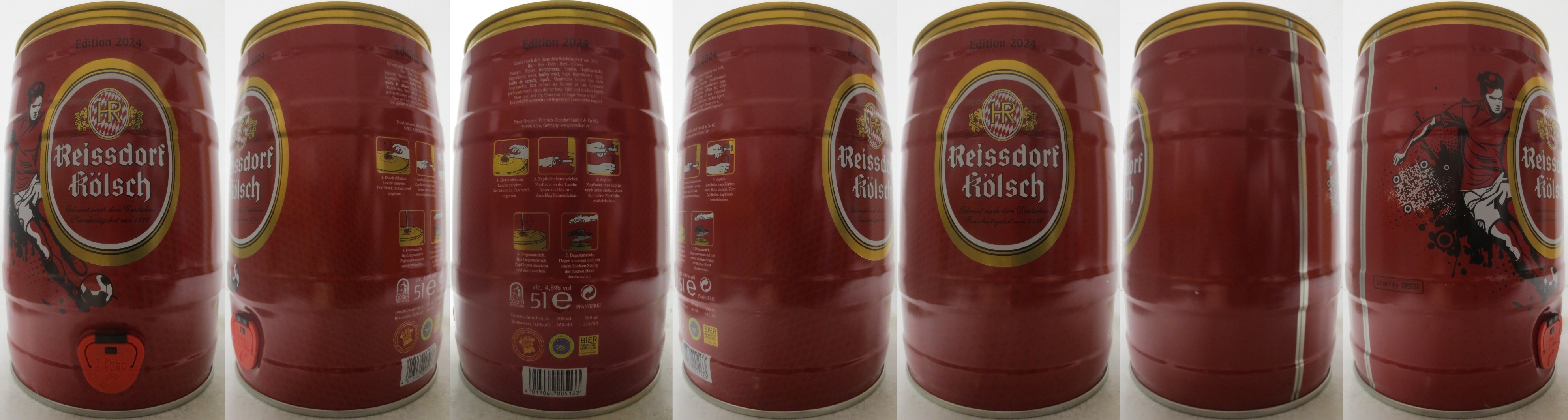 Reissdorf kölsch (football 2024) (5L) Nr.1 