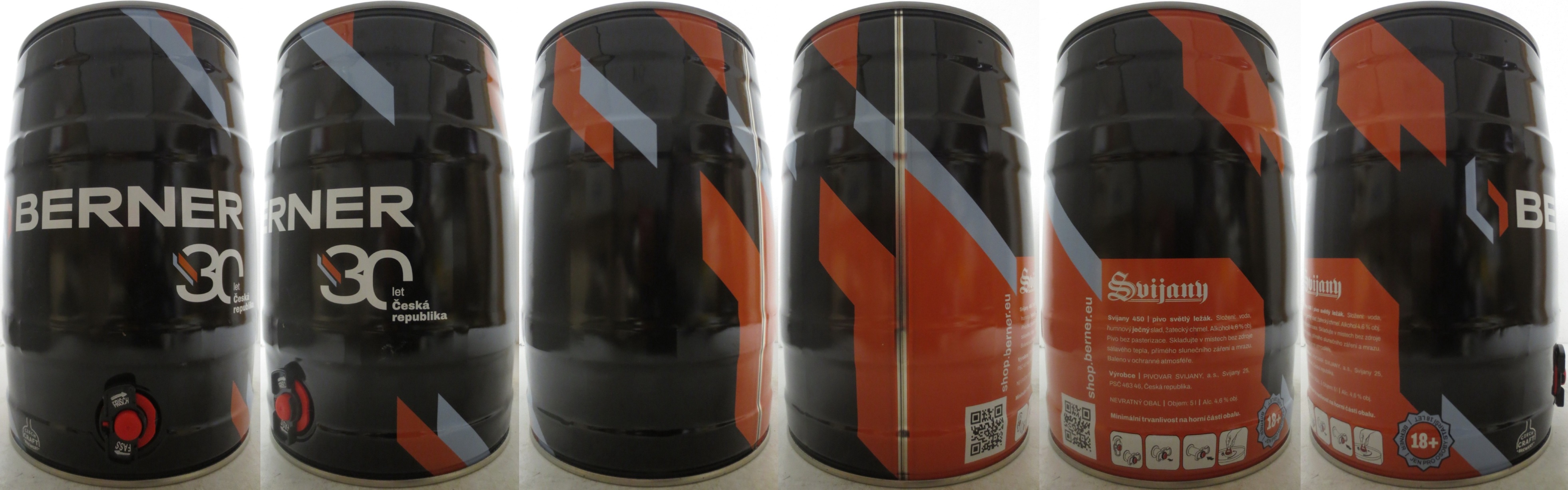 Svijany 450 BERNER 30 let Česká republika (5L) č.1 