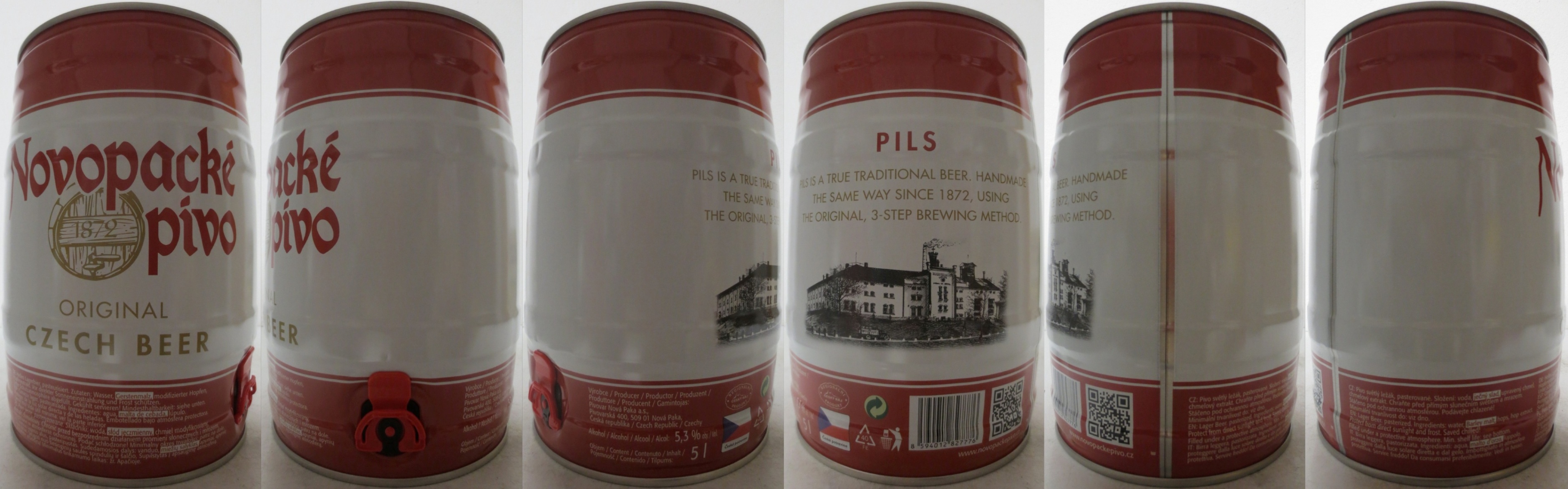 Novopacké pivo ORIGINAL CZECH BEER (5L) č.3
