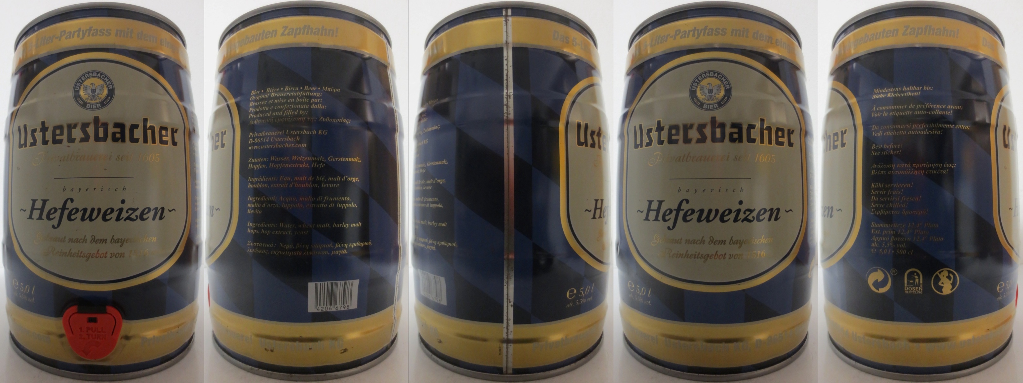 Ustersbacher Hefeweizen (5L) Nr.1 