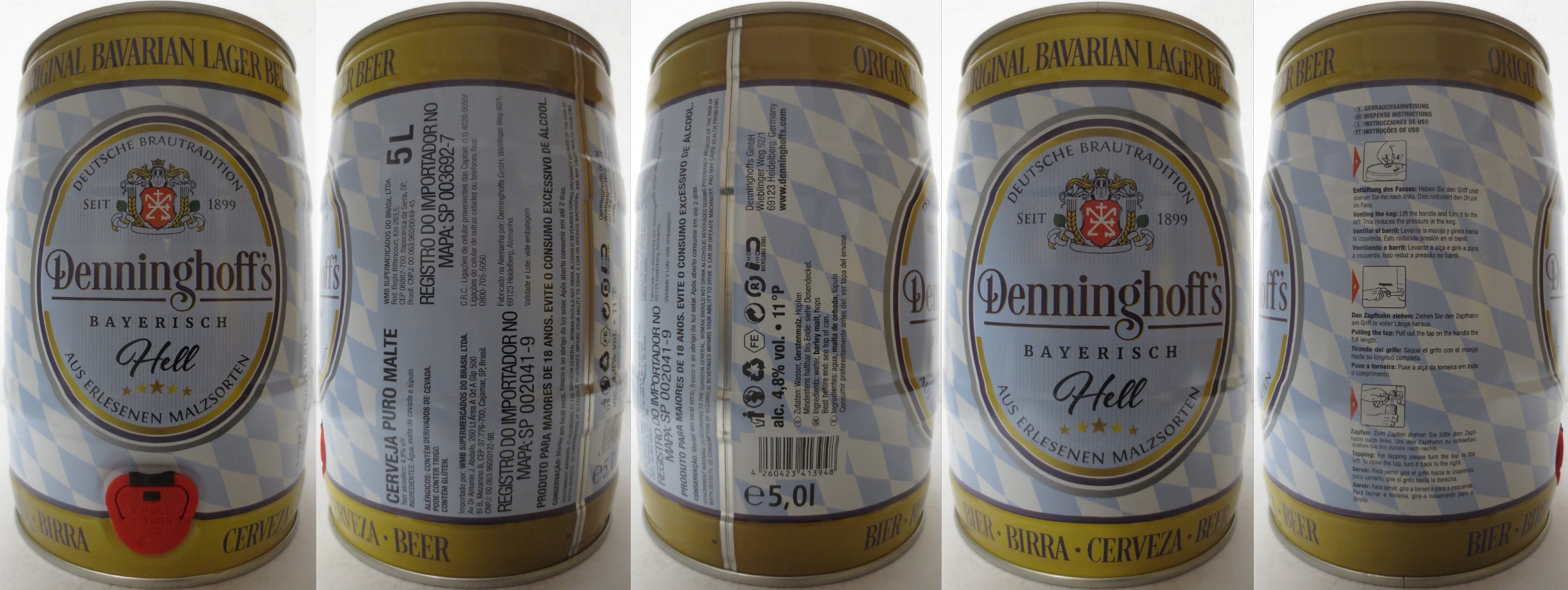 Denninghoff´s BAYERISCH Hell (5L) Nr.1 