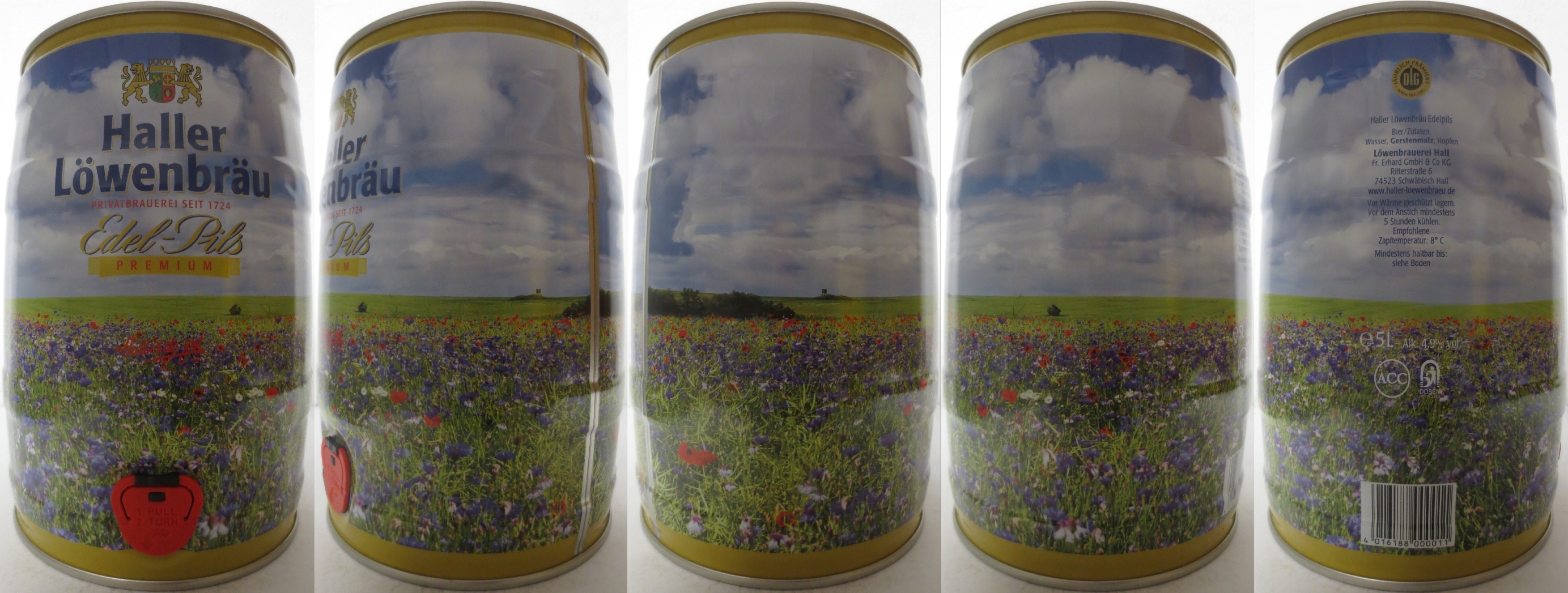 Haller Löwenbräu Edel-Pils PREMIUM (5L) Nr.6