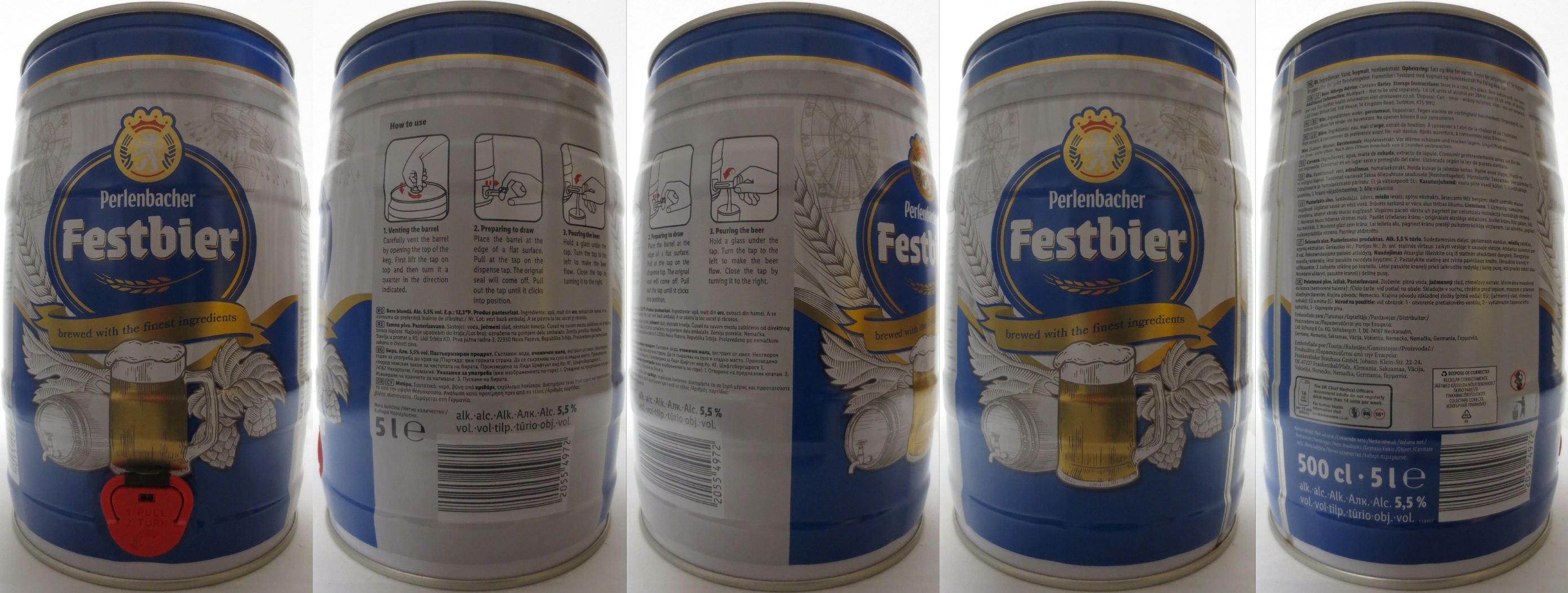 Perlenbacher Festbier (5L) Nr.1 