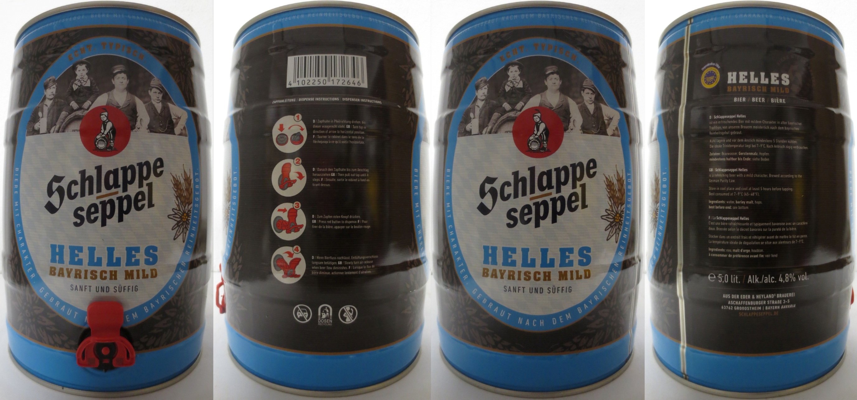 Schlappe seppel HELLES BAYRISCH MILD SANFT UND SÜFFIG (5L) Nr.1