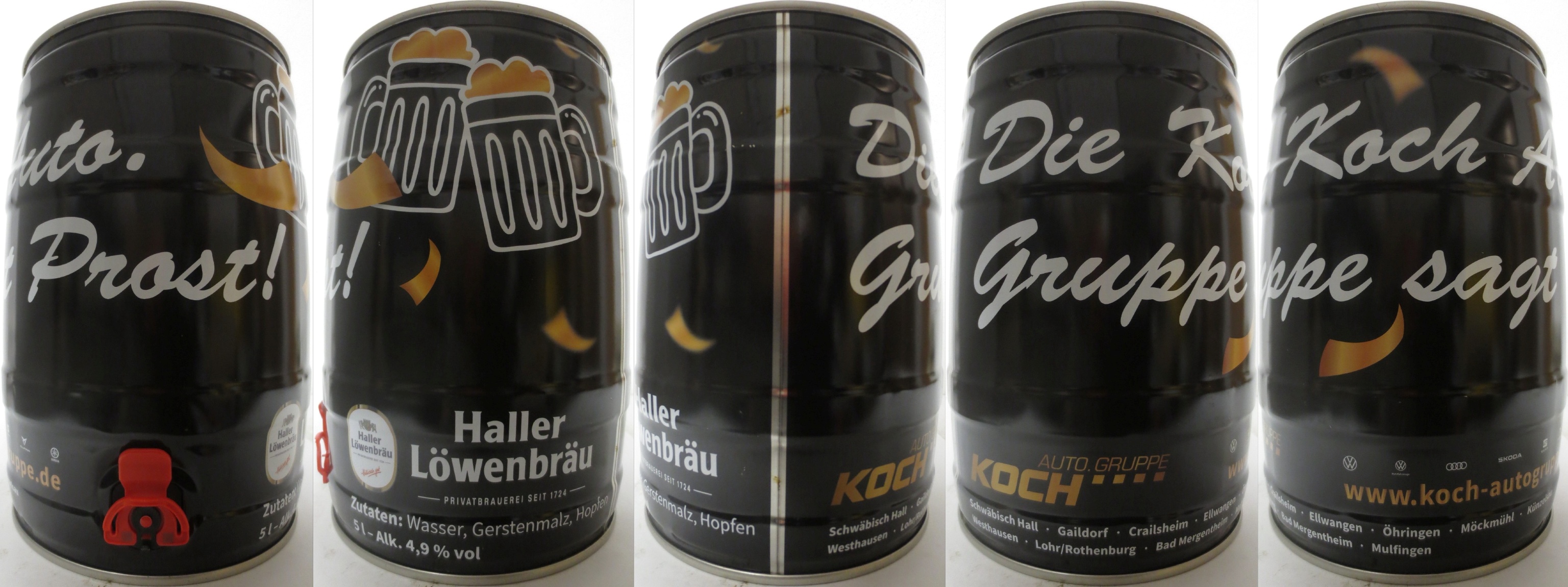 Haller Löwenbräu Die Koch Auto Gruppe sagt prost! (5L) Nr.2