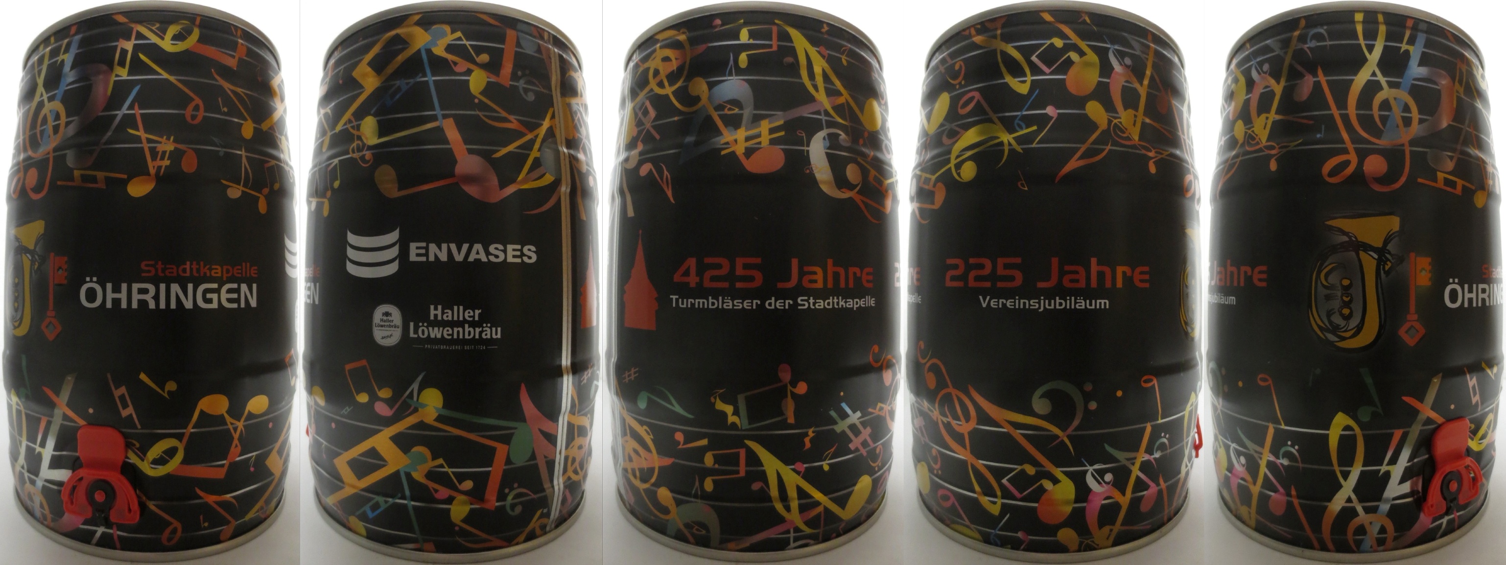 Haller Löwenbräu Stadt Kapelle ÖHRINGEN 425 Jahre Turmbläser der Stadtkapelle 225 Jahre Vereinsjubiläum (5L) Nr.1