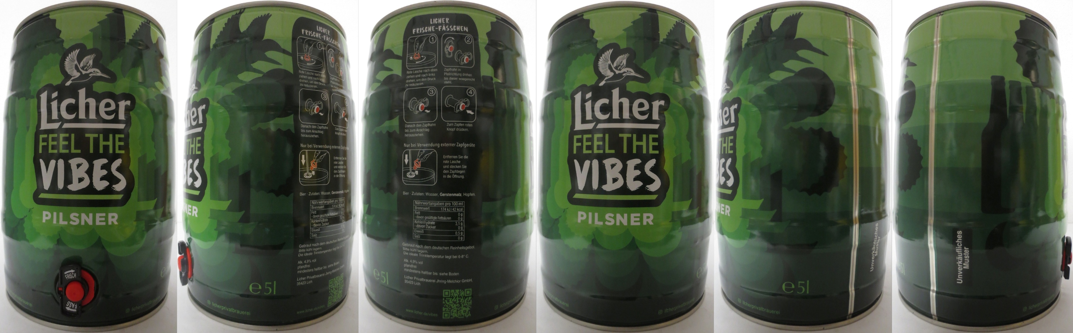 Licher FEEL THE VIBES PILSNER (5L) Nr.1 