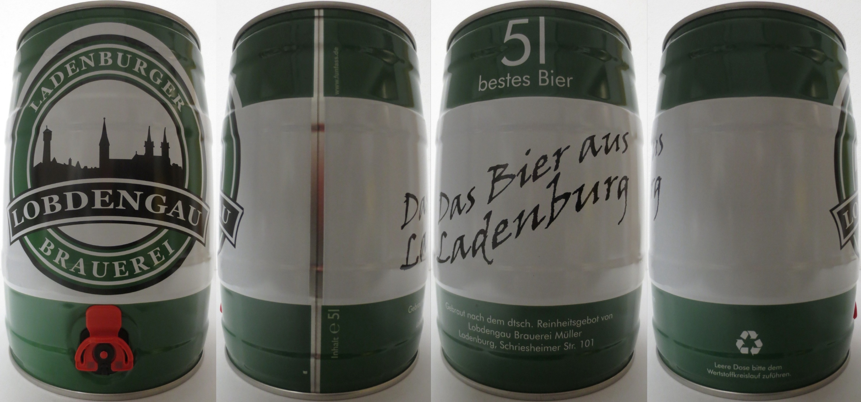 LOBDENGAU LADENBURGER BRAUEREI (5L) Nr.1 