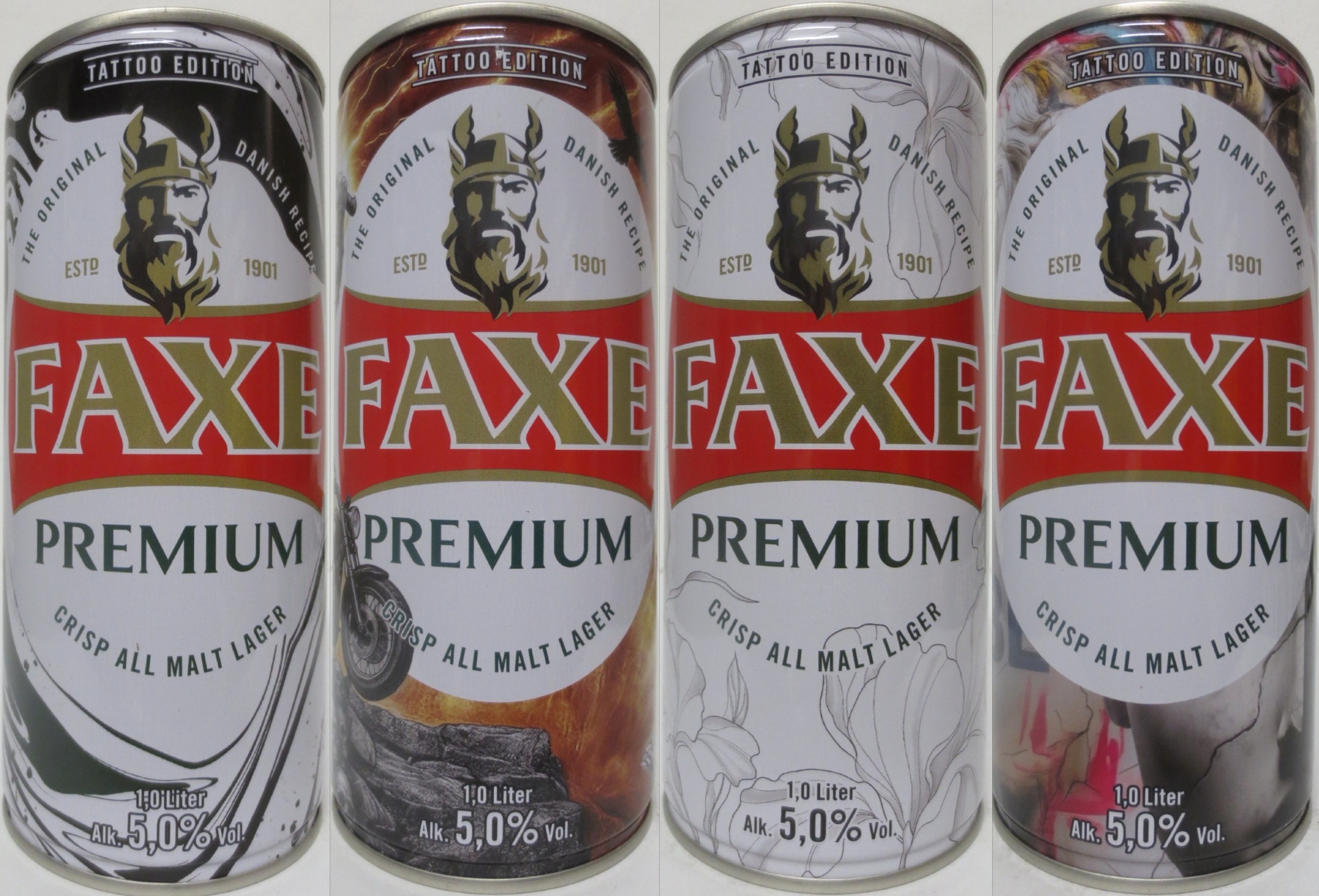 FAXE CRISP ALL MALT LAGER TATTOO EDITION (2025) (D) (100cl) Nr.4/4