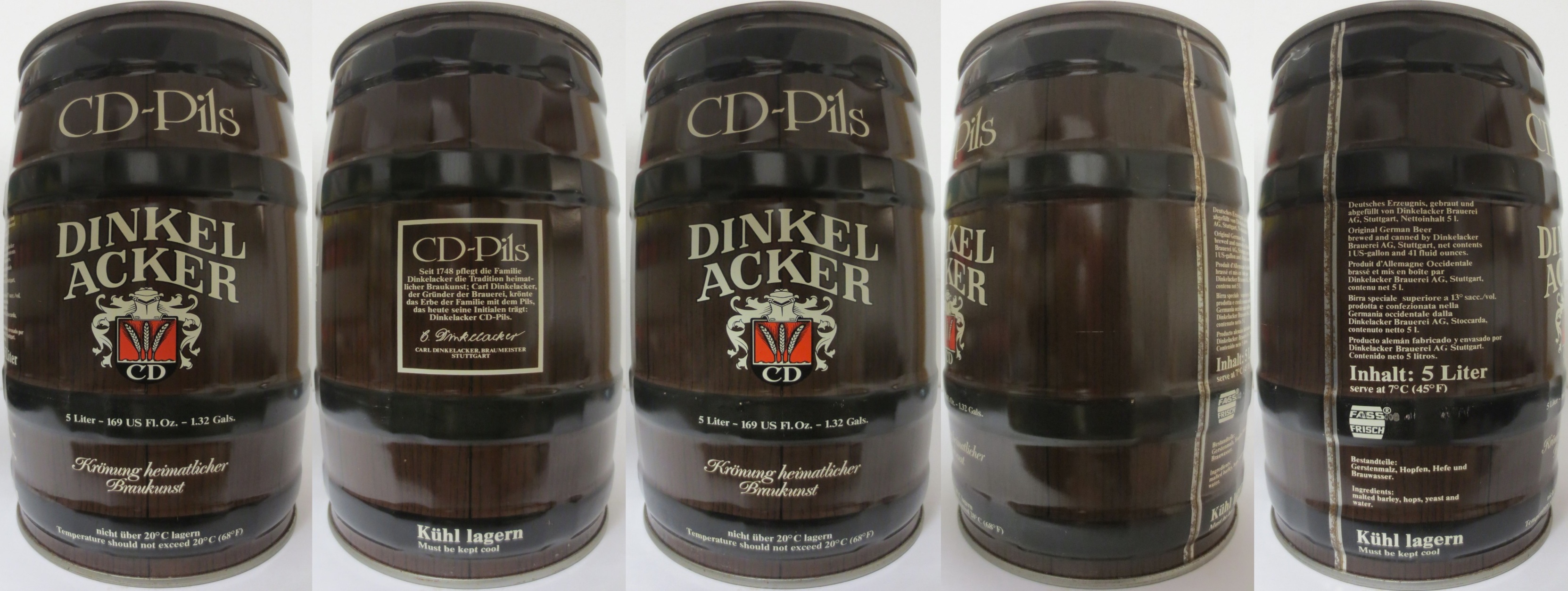 DINKEL ACKER CD-Pils Krönung heimatlicher Braukunst (5L) Nr.1 