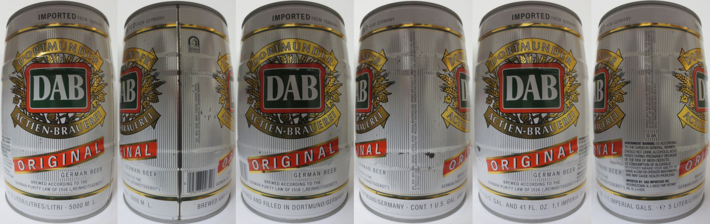 DAB ORIGINAL GERMAN BEER (5L) Nr.1 