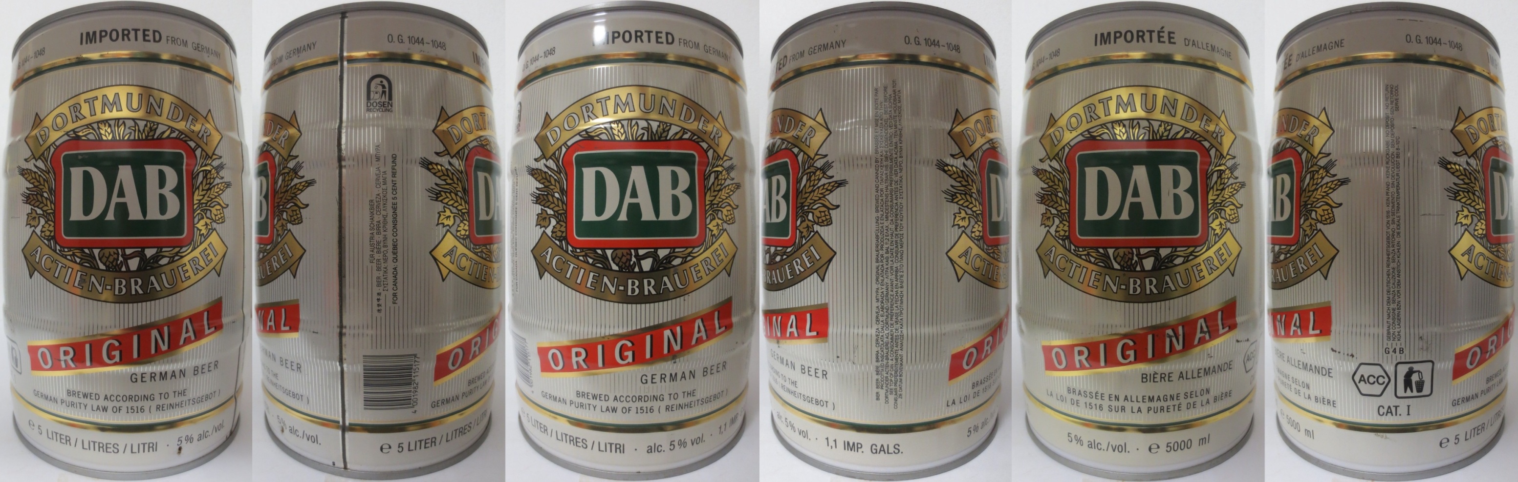 DAB ORIGINAL GERMAN BEER (5L) Nr.2 