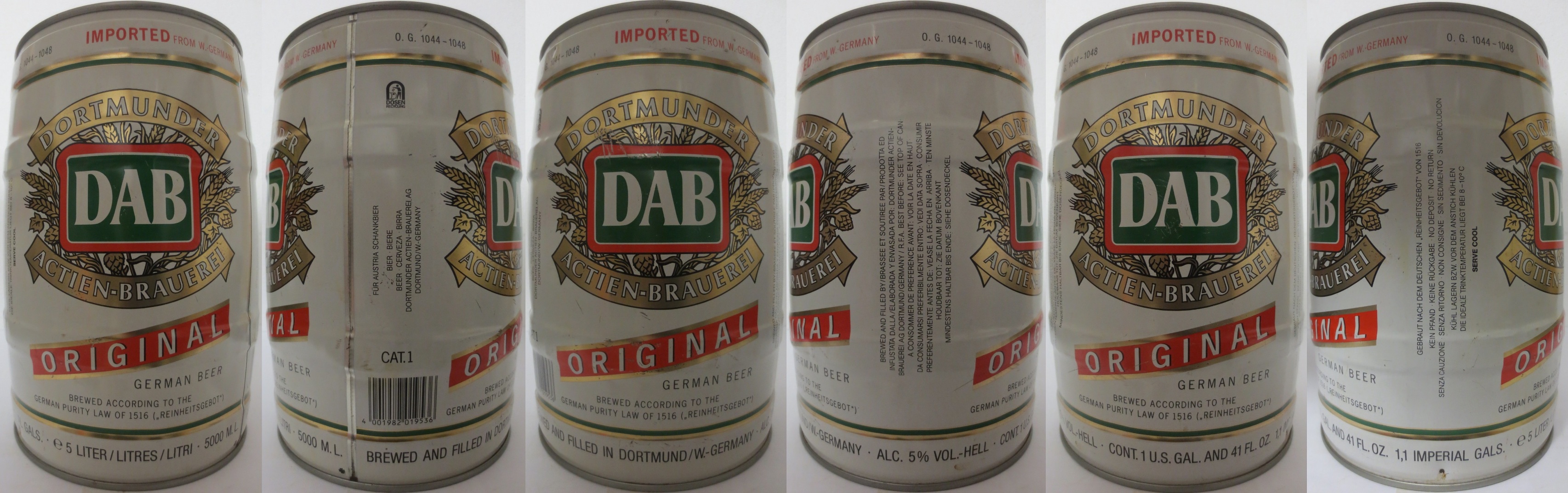 DAB ORIGINAL GERMAN BEER (5L) Nr.4 
