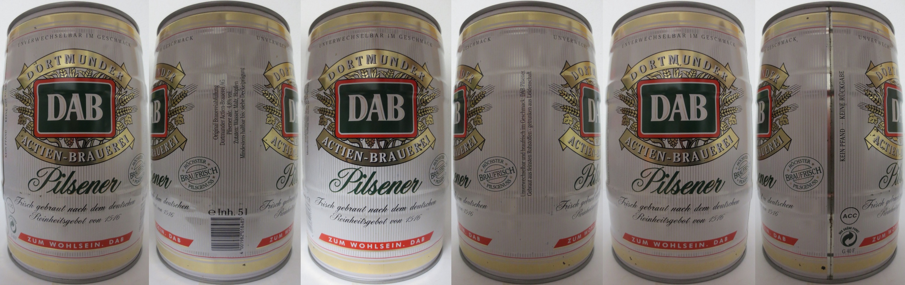 DAB Pilsener ZUM WOHLSEIN. DAB (5L) Nr.3 