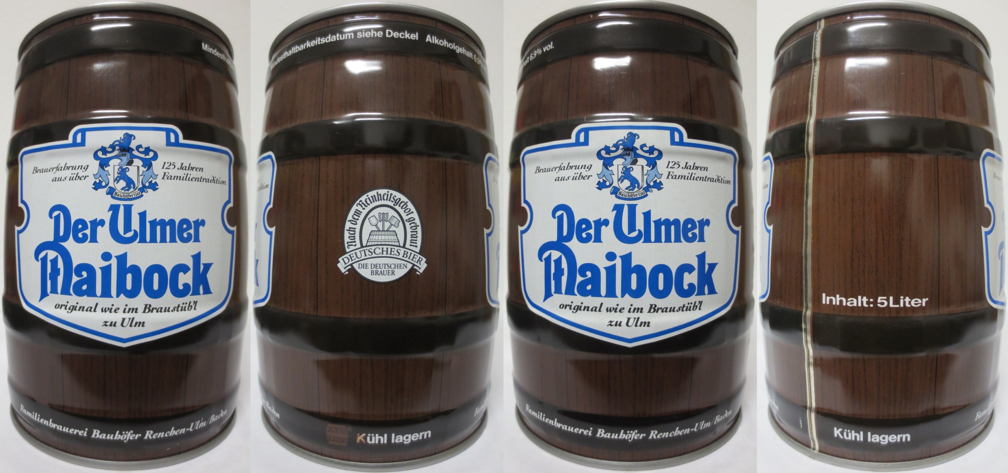 Der Ulmer Maibock Original wie im Braustüb´l zu Ulm 125 Jahren (5L) Nr.1