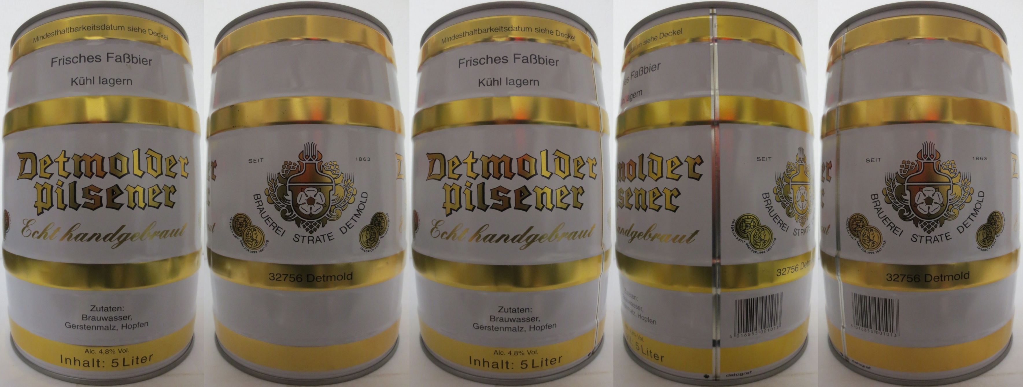 Detmolder Pilsener Echt handgebraut (5L) Nr.4 
