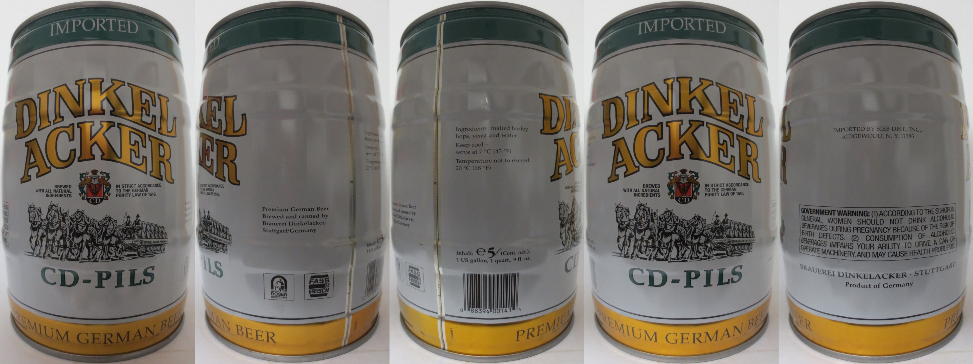 DINKEL ACKER CD-PILS IMPORTED (5L) Nr.1 