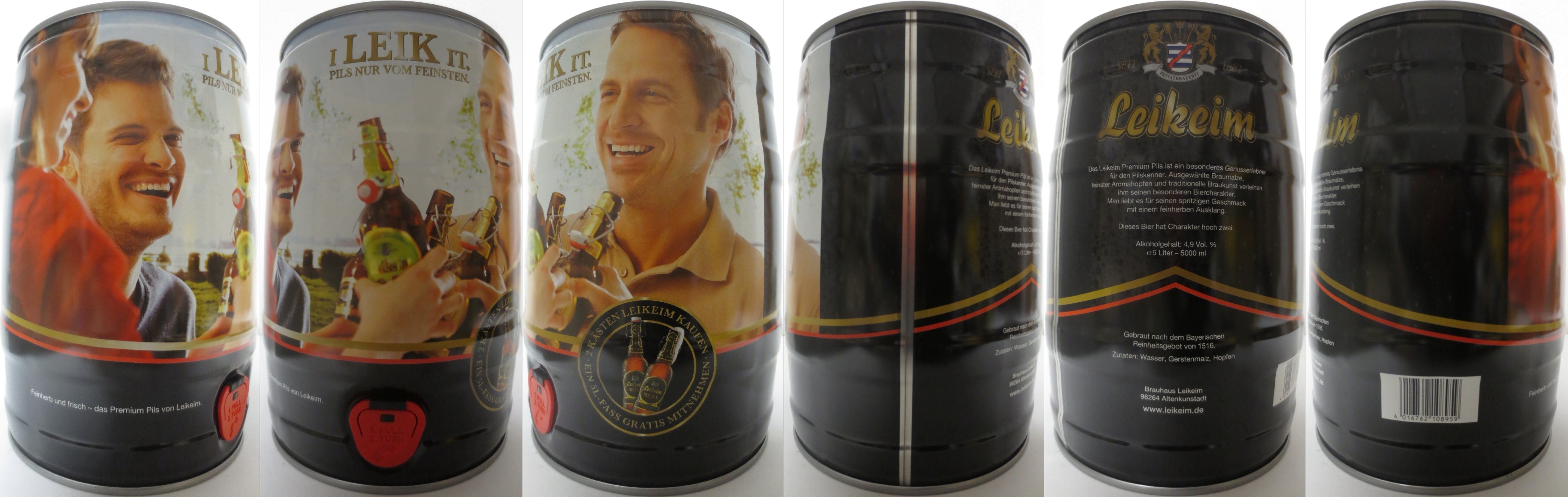 Leikem LEIK IT PILS NUR VOM FEINSTEN. (5L) Nr.1 