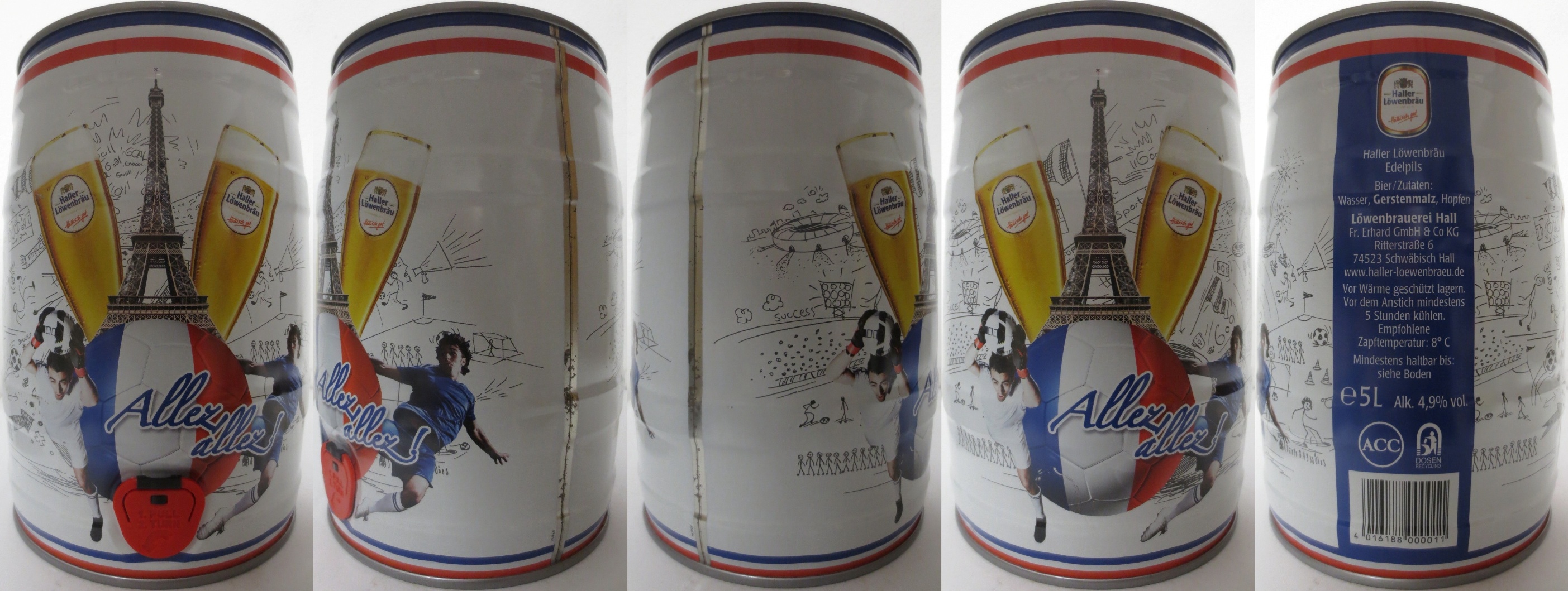 Haller Löwenbräu Edelpils Allez allez! (5L) Nr.1