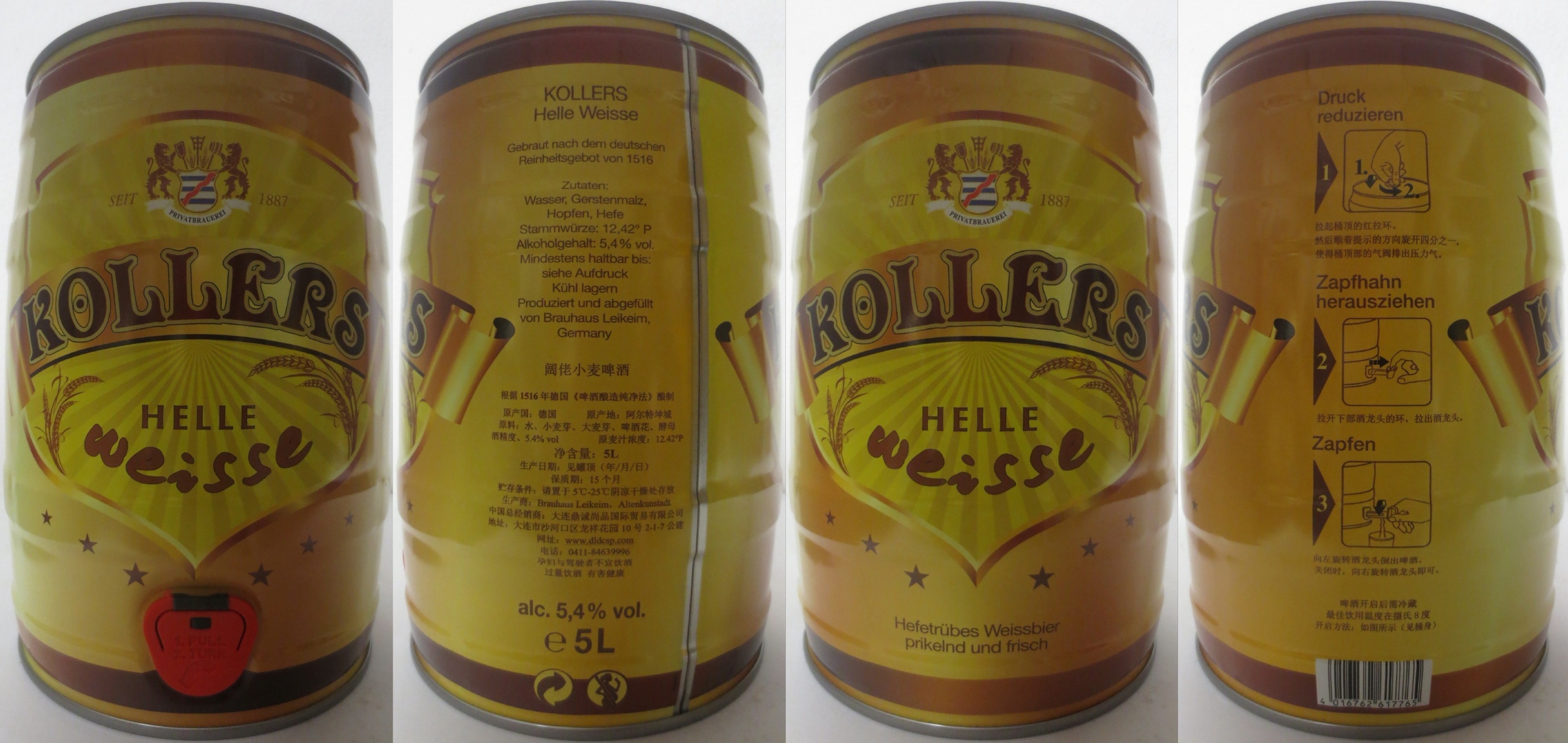 KOLLERS HELLE weisse (5L) Nr.1 