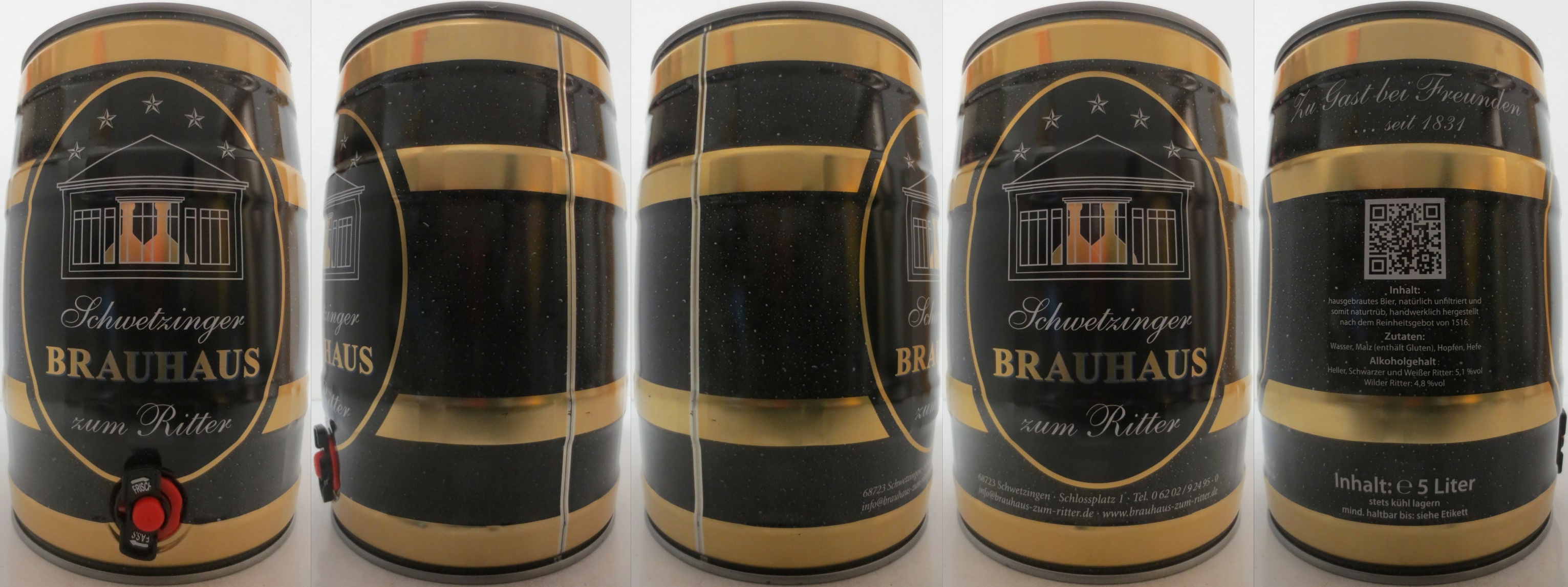 Schwetzinger BRAUHAUS zum Ritter (5L) Nr.1 
