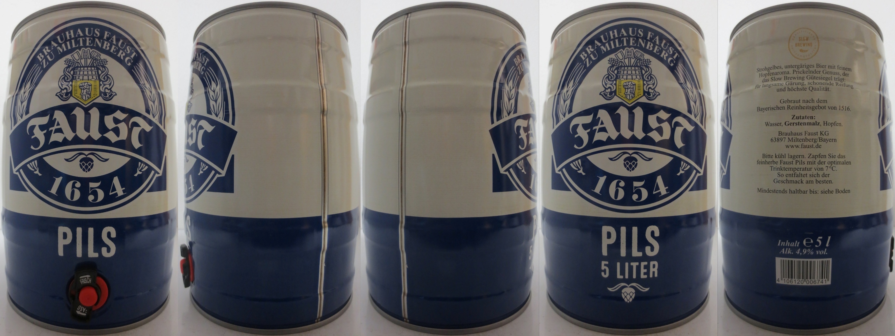 FAUST PILS 1654 (5L) Nr.1 