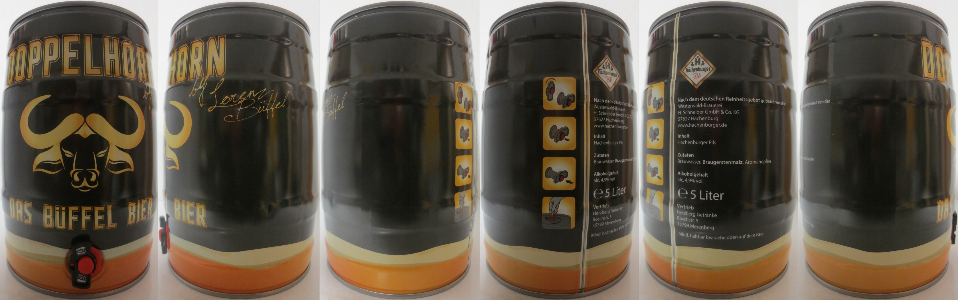 DOPPELHORN DAS BÜFFEL BIER (5L) Nr.1 