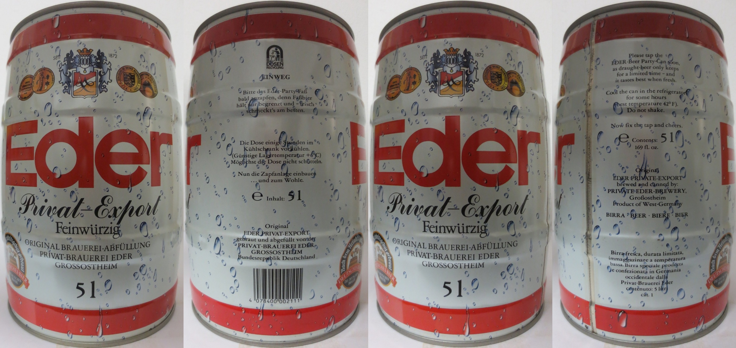 Eder Privat-Export Feinwürzig (5L) Nr.1 